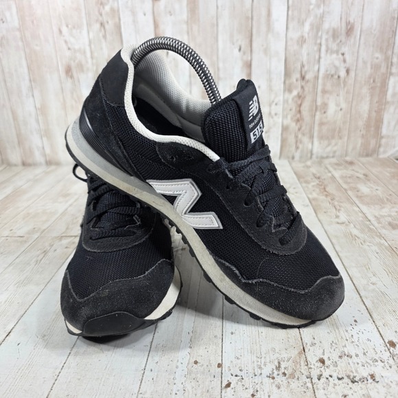 New Balance 515 Women's Black Suede Mesh Athletic Sneakers Size 8.5 - Picture 6 of 8